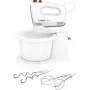 Bosch MFQ2600G Handmixer mit Ständer und Schüssel 375 W weiß