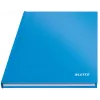 Leitz Notebook Solid Hardcover A5 kariert 90 g/m² 80 Blatt, Einfarbig, Blau, A5, 80 Blatt, Glänzend, 80 g/m²