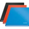 Leitz Notebook Solid Hardcover A5 kariert 90 g/m² 80 Blatt, Einfarbig, Blau, A5, 80 Blatt, Glänzend, 80 g/m²