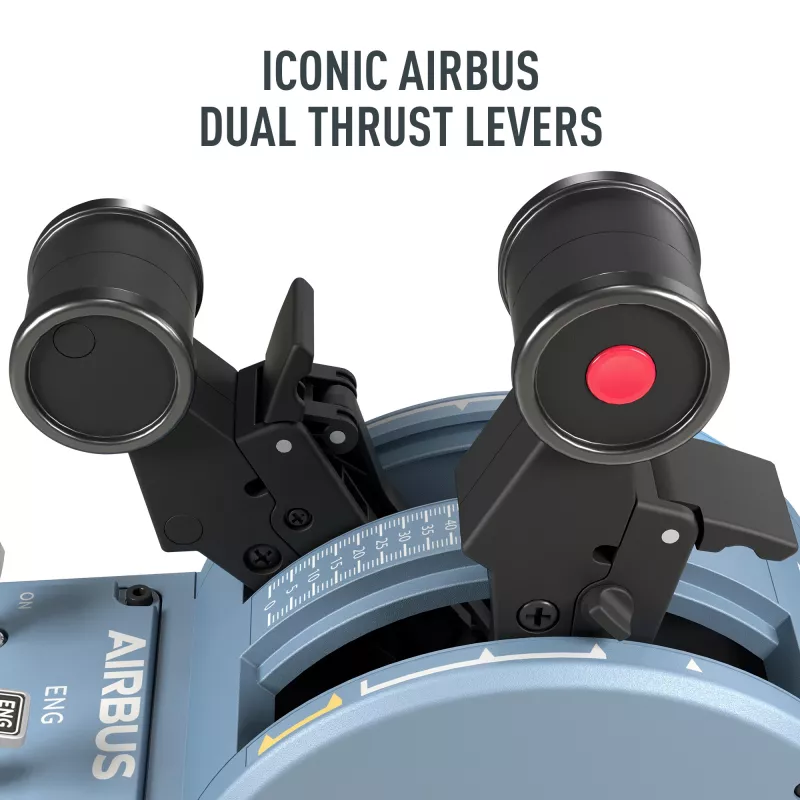 Thrustmaster TCA Quadrant Airbus Edition Schwarz, Blau Flight Sim PC