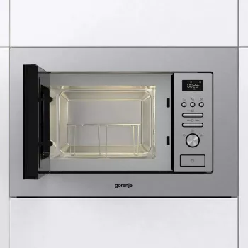 Gorenje BM201AG1X Edelstahl Grill-Mikrowelle Einbau 20 L 800 W