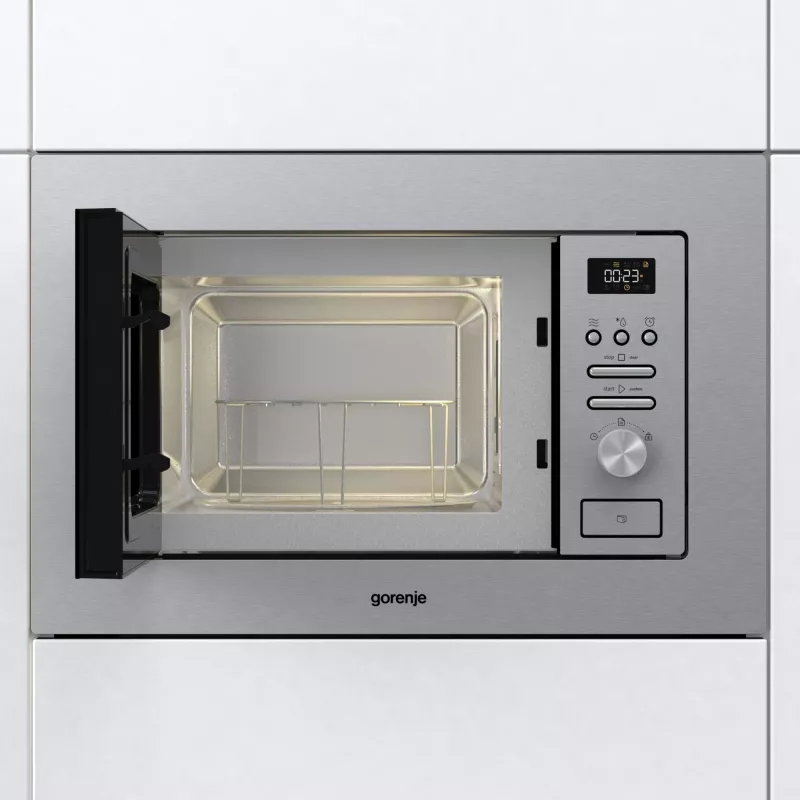 Gorenje BMI201AG1X Edelstahl Kombi-Mikrowelle Einbau 20 L 800 W