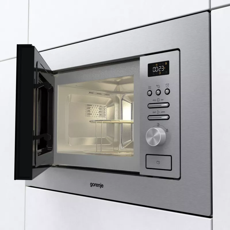Gorenje BMI201AG1X Edelstahl Kombi-Mikrowelle Einbau 20 L 800 W