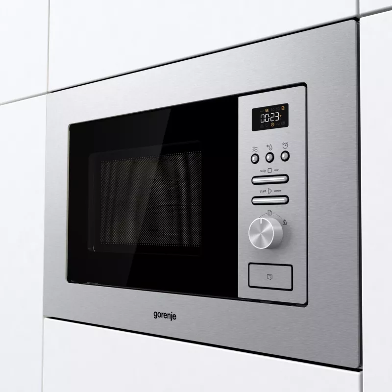Gorenje BMI201AG1X Edelstahl Kombi-Mikrowelle Einbau 20 L 800 W