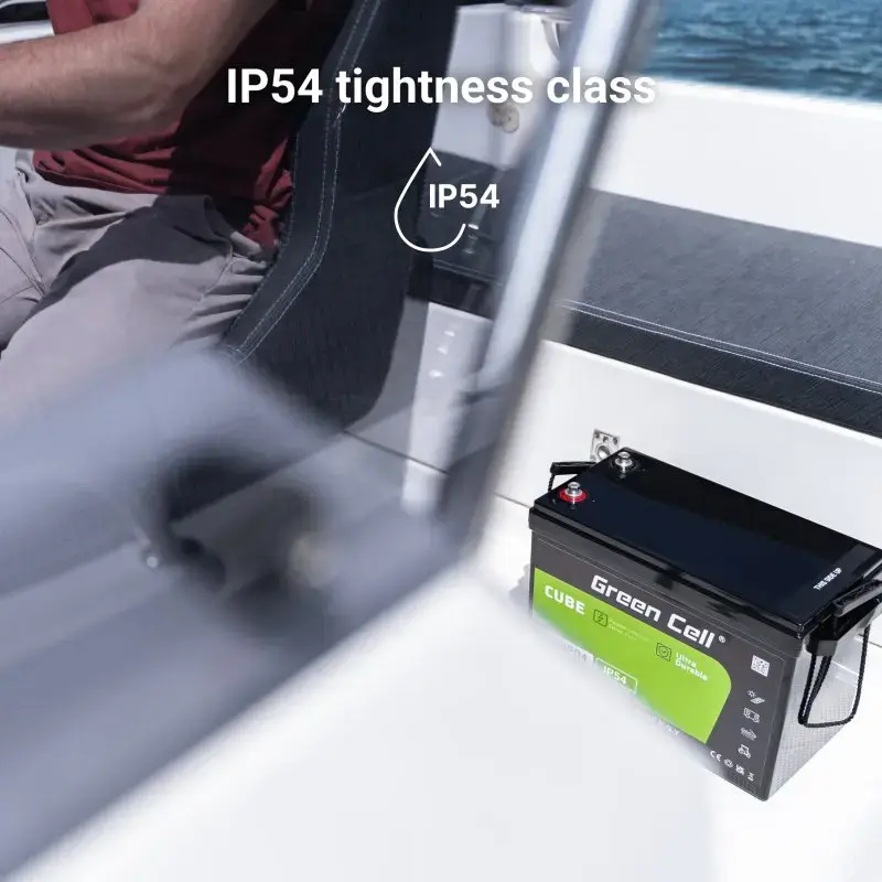 UPS-Batterie Grün Cell LFPGC12V50AH Lithium-Eisenphosphat 12V 50Ah 640Wh, 75A Entladung
