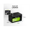Wiederaufladbare Industriebatterie Grün Cell LFPGC12V10AH 12,8 V 10 Ah LiFePO4, 155 x 100 x 100 mm, 2 kg