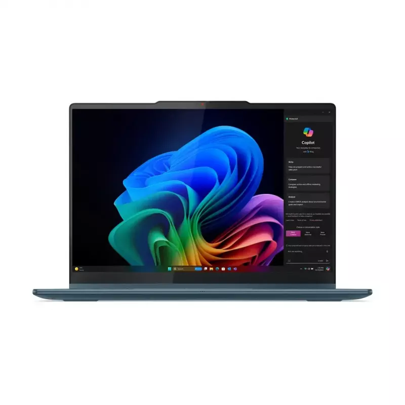 2-in-1-Laptop Lenovo Yoga 7 14 Zoll OLED Touch, Ryzen AI 5 340, 16 GB LPDDR5, 512 GB SSD, Radeon 840M, 70 Wh, Tidal Teal