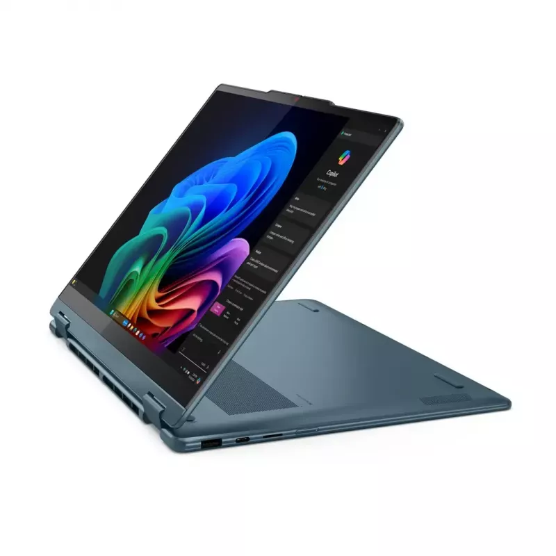 2-in-1-Laptop Lenovo Yoga 7 14 Zoll OLED Touch, Ryzen AI 5 340, 16 GB LPDDR5, 512 GB SSD, Radeon 840M, 70 Wh, Tidal Teal