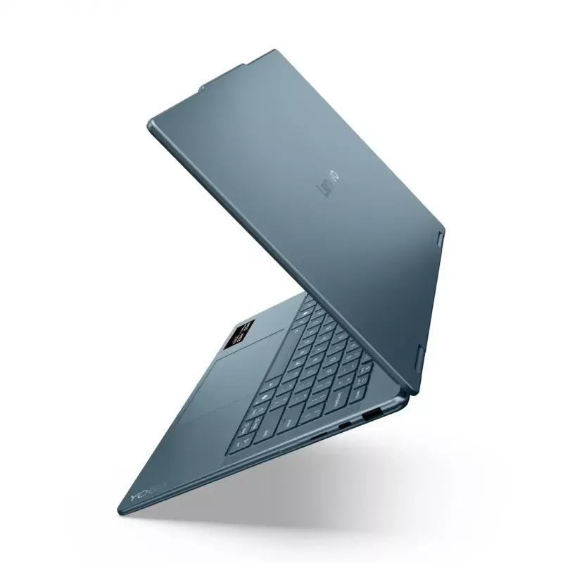 2-in-1-Laptop Lenovo Yoga 7 14 Zoll OLED Touch, Ryzen AI 5 340, 16 GB LPDDR5, 512 GB SSD, Radeon 840M, 70 Wh, Tidal Teal