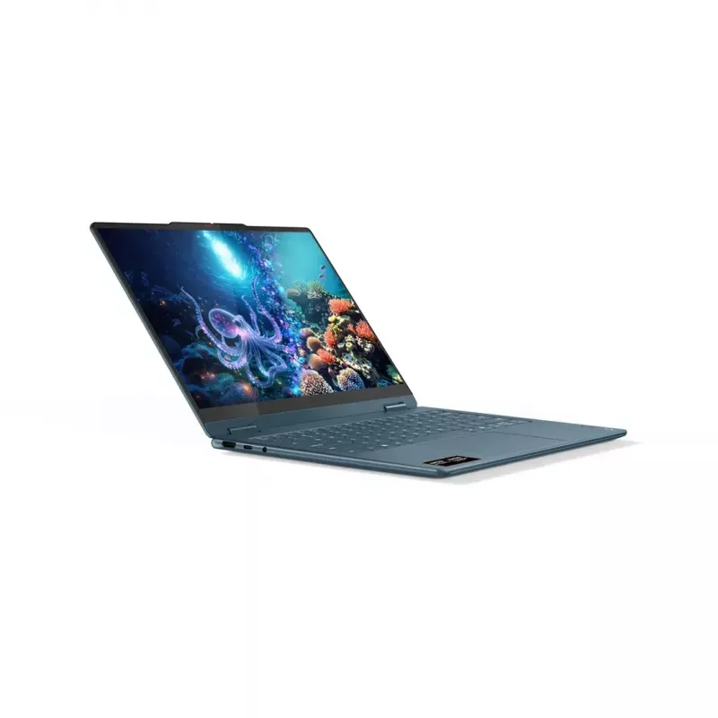 2-in-1-Laptop Lenovo Yoga 7 14 Zoll OLED Touch, Ryzen AI 5 340, 16 GB LPDDR5, 512 GB SSD, Radeon 840M, 70 Wh, Tidal Teal