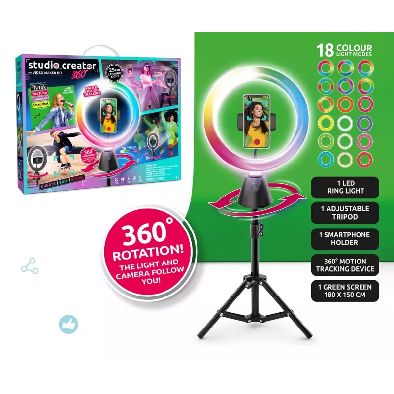 Rotating Studio Canal Toys INF028CL 360 Degrees — Canal Toys Drehbares Bastelset für Kinder