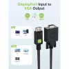 Techly Monitor DisplayPort-zu-VGA-Kabel 1,8 m ICOC DSP-V-018