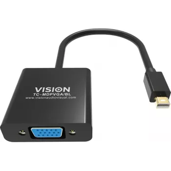 Video-Kabel-Adapter Mini DisplayPort auf VGA Vision TC-MDPVGA/BL