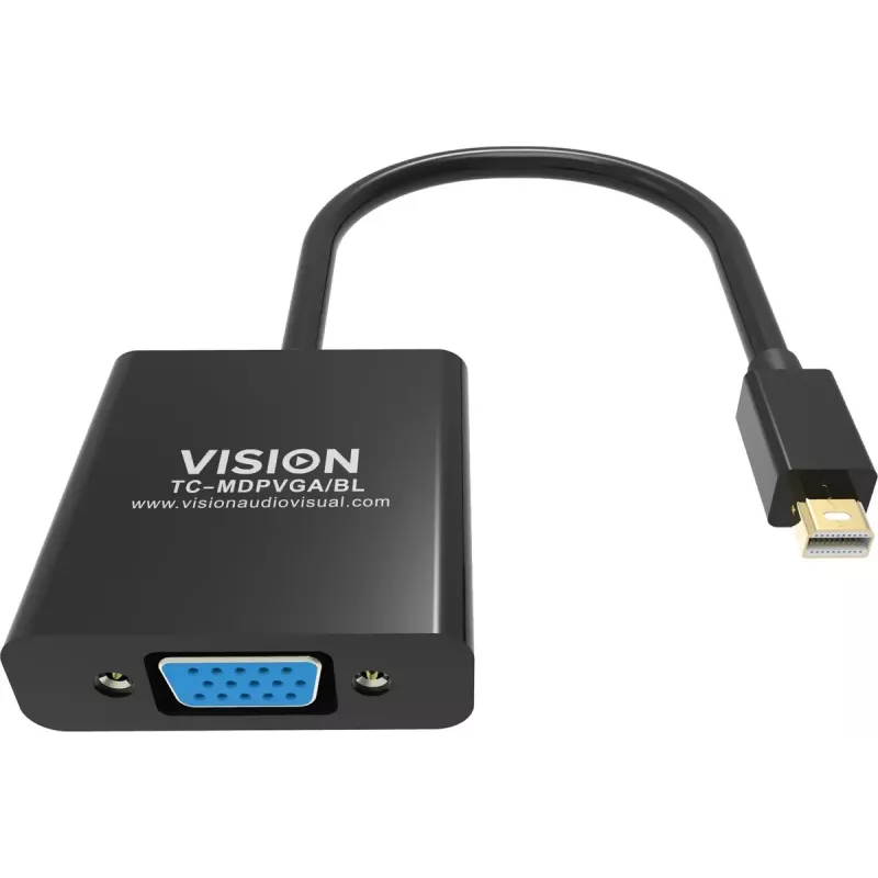 Video-Kabel-Adapter Mini DisplayPort auf VGA Vision TC-MDPVGA/BL