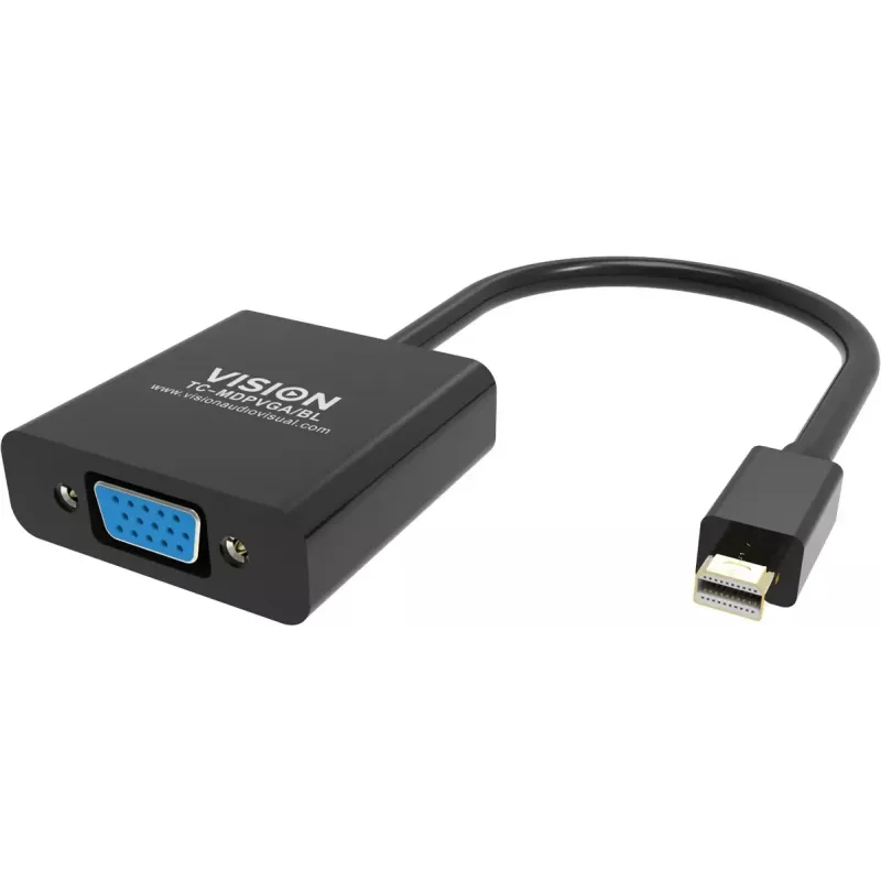Video-Kabel-Adapter Mini DisplayPort auf VGA Vision TC-MDPVGA/BL