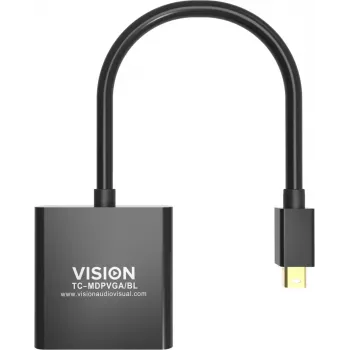 Video-Kabel-Adapter Mini DisplayPort auf VGA Vision TC-MDPVGA/BL