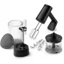 Handmixer Philips HR3781/20 — 500 W, 5 Geschwindigkeiten, Turbo, schwarz, inkl. Rührbesen, Knethaken, Zerkleinerer, Messbecher