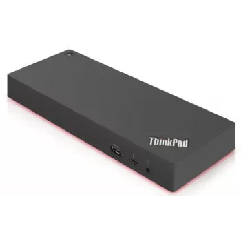 Lenovo 40AN0135DK Laptop-Dockingstation/Port-Replikator Kabelgebunden Thunderbolt 3 Schwarz