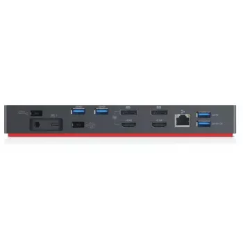 Lenovo 40AN0135SA Laptop-Dockingstation/Port-Replikator Kabelgebunden Thunderbolt 3 Schwarz