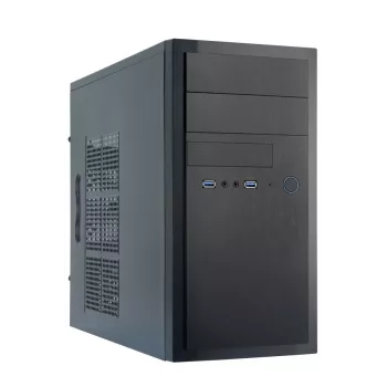 Chieftec HT-01B-OP Computergehäuse Mini Tower Schwarz