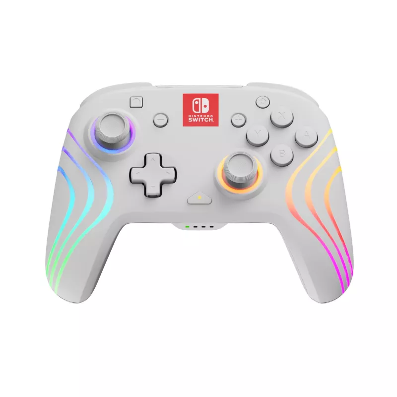 PDP Afterglow Wave White USB Gamepad Analog / Digital Nintendo Switch, Nintendo Switch Lite, Nintendo Switch OLED