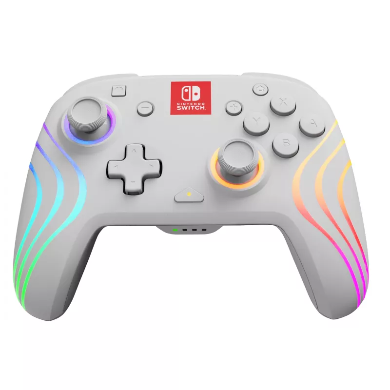 PDP Afterglow Wave White USB Gamepad Analog / Digital Nintendo Switch, Nintendo Switch Lite, Nintendo Switch OLED
