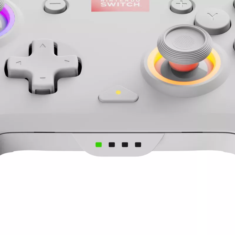 PDP Afterglow Wave White USB Gamepad Analog / Digital Nintendo Switch, Nintendo Switch Lite, Nintendo Switch OLED