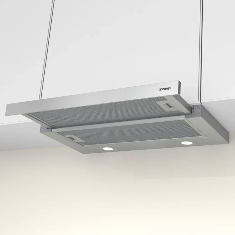 Gorenje TH62E4X Halb eingebaut (herausziehbar) Edelstahl 450 m³/h
