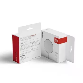 Kabelloses Ladegerät Crong MagSpot CRG-MS15W-SLV Schnellladung Innenbereich DC