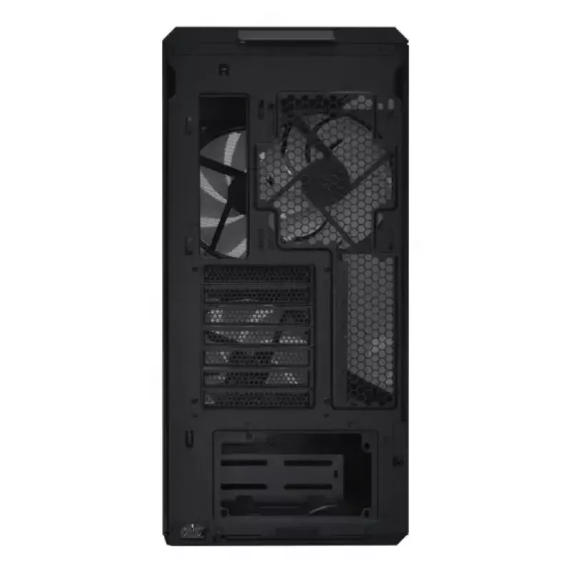 PC-Gehäuse Lian Li Lancool 217 INF Midi Tower — Schwarz, EATX/ATX/Micro‑ATX/Mini‑ITX Unterstützung, 2x120mm vorne, 1x140mm hinten, 1×3,5 Zoll + 8×2,5 Zoll, gehärtetes Glas
