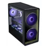 PC-Gehäuse Lian Li Lancool 217 INF Midi Tower — Schwarz, EATX/ATX/Micro‑ATX/Mini‑ITX Unterstützung, 2x120mm vorne, 1x140mm hinten, 1×3,5 Zoll + 8×2,5 Zoll, gehärtetes Glas