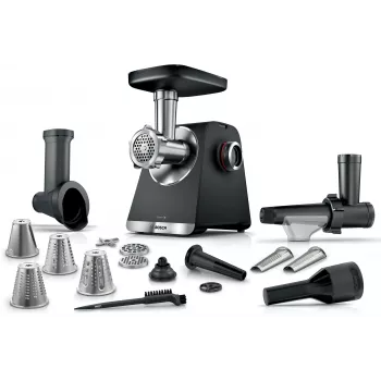 Bosch Serie 6 Fleischwolf 2100 W Schwarz, Silber