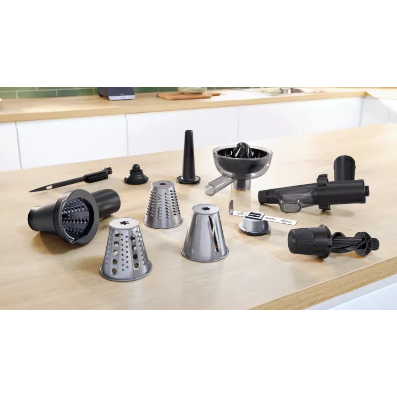 Bosch Serie 6 Fleischwolf 2100 W Schwarz, Silber