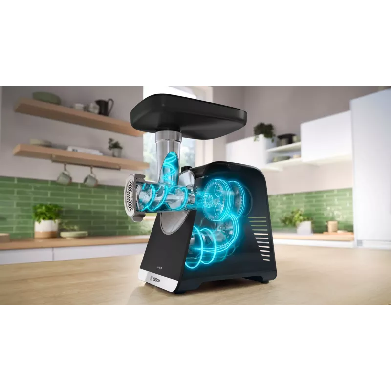 Bosch Serie 6 Fleischwolf 2100 W Schwarz, Silber