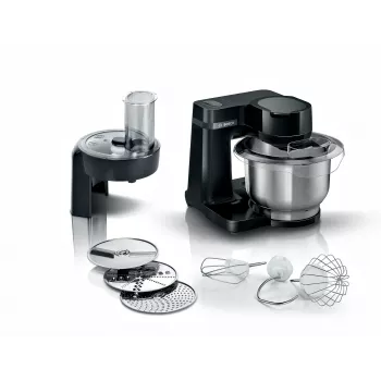 Bosch Serie 2 MUMS2EB01 Küchenmaschine 700 W 3,8 L Schwarz, Edelstahl