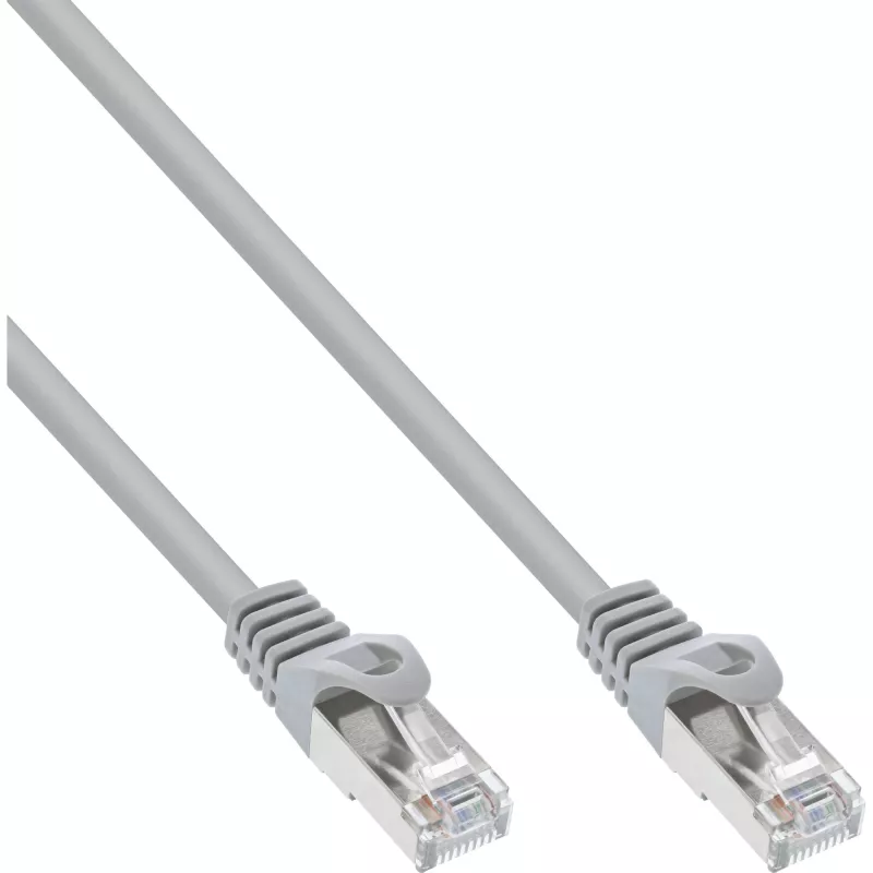InLine 30er-Pack Bulk-Pack Patchkabel, F/UTP, Cat.5e, grau, 3m