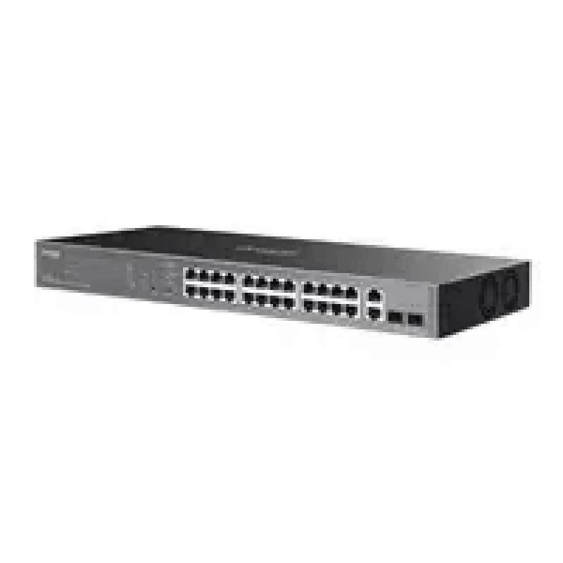 Switch TP-LINK OMADA ES228GP 26x GbE 24x PoE+ – managed, Rackmount, Modell ES228GP