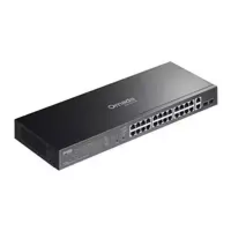 Switch TP-LINK OMADA ES228GP 26x GbE 24x PoE+ – managed, Rackmount, Modell ES228GP
