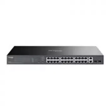 Switch TP-LINK OMADA ES228GP 26x GbE 24x PoE+ – managed, Rackmount, Modell ES228GP