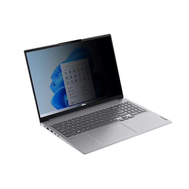 Rahmenloser Laptop-Blickschutzfilter Lenovo 4XJ1U03940 für 40,6 cm (16 Zoll) 16:10-Display, 85 % Lichtdurchlässigkeit, 30° Blickwinkel