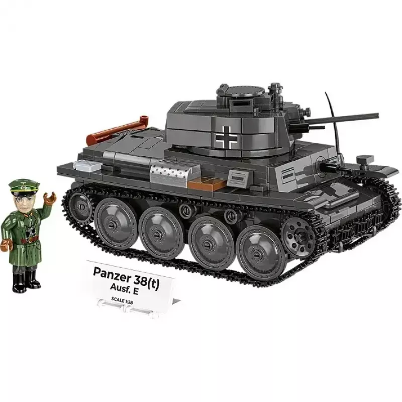 Bauset Cobi Blocks Panzer 38 VZ.38 690 Elemente – Maßstabsmodell-Bausatz