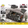 Bauset Cobi Blocks Panzer 38 VZ.38 690 Elemente – Maßstabsmodell-Bausatz