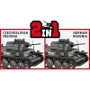 Bauset Cobi Blocks Panzer 38 VZ.38 690 Elemente – Maßstabsmodell-Bausatz