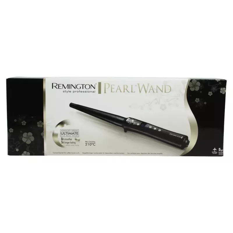 Lockenstab Remington REM-CI95 — Keramikheizung, max. 210 °C, LCD, 3 m Kabel, schwarz
