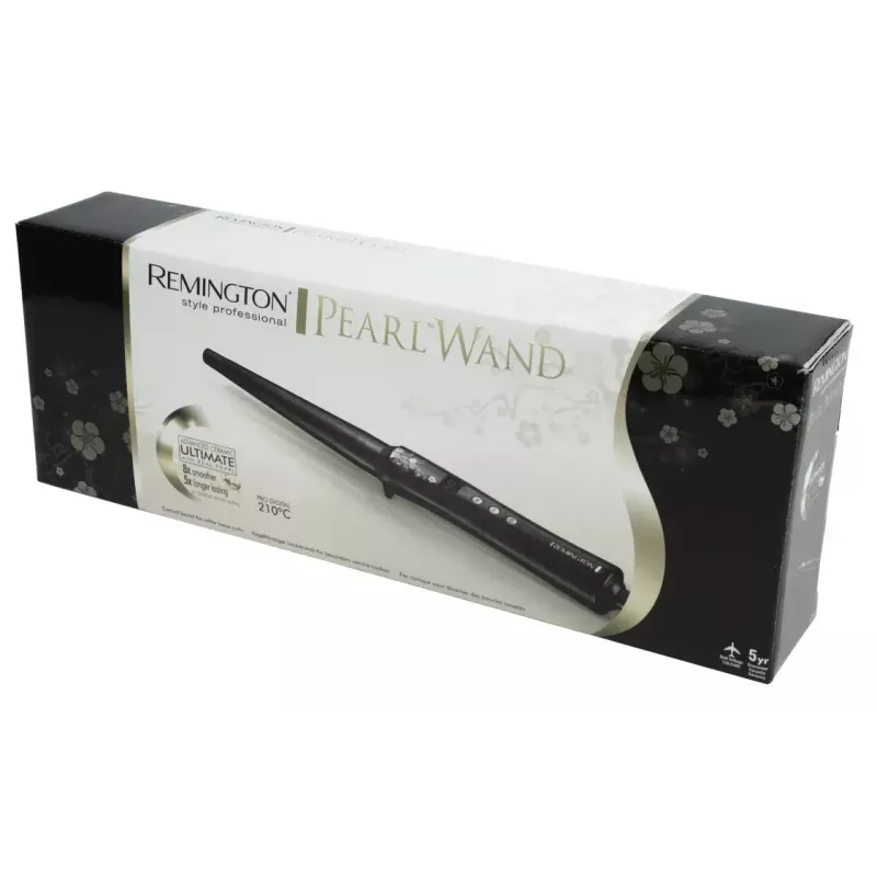 Lockenstab Remington REM-CI95 — Keramikheizung, max. 210 °C, LCD, 3 m Kabel, schwarz