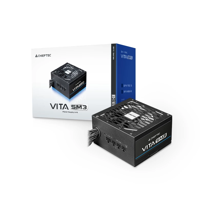Netzteil CHIEFTEC Vita BPX-650-C 650 W, 20+4 pin ATX, 80 PLUS Bronze, Schwarz