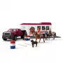 schleich Lakeside Truck mit Anhänger, Tier, Pferde, 5 Jahre, Mehrfarbig