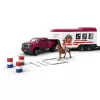 schleich Lakeside Truck mit Anhänger, Tier, Pferde, 5 Jahre, Mehrfarbig