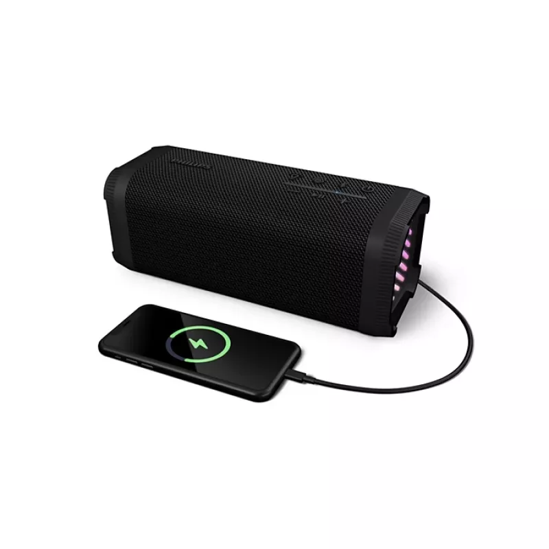 Mono tragbarer Lautsprecher Philips TAS5000EB, 35 W RMS, 2-Wege, Bluetooth, 30 m Reichweite, schwarz
