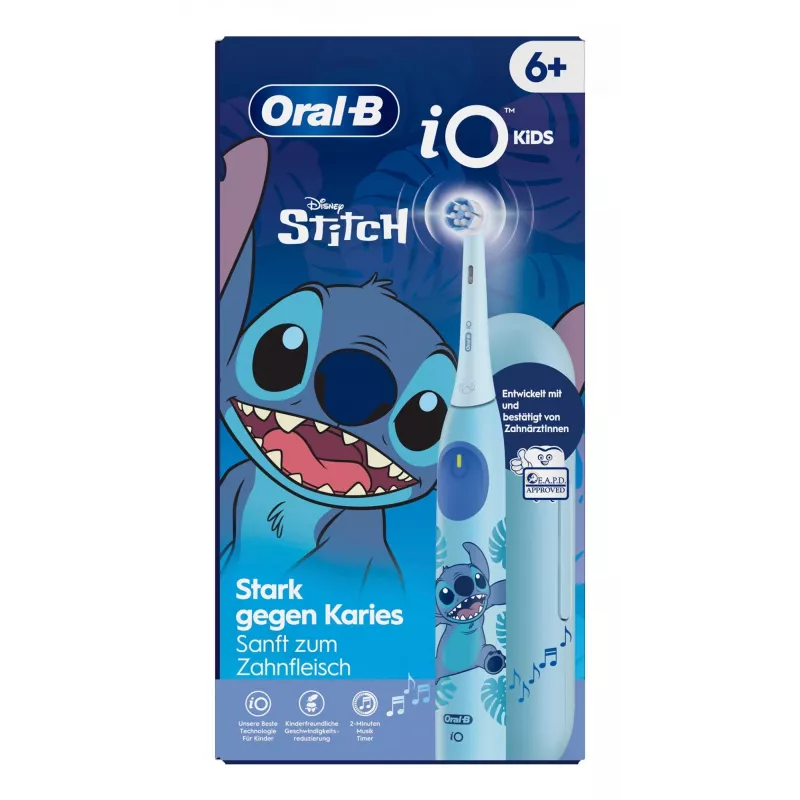 Oral-B iO Kids Stitch rotierende Kinderzahnbürste Blau